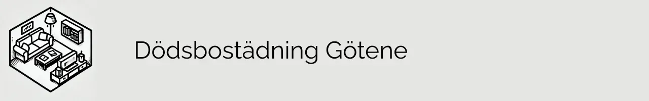 Dödsbostädning Götene